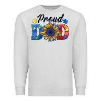 Dove Grey proud dad autism Premium Sweatshirt - BarkalooDesign