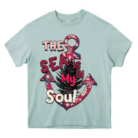 Arona Summer decor The sea is in my Soul Heavy Core Tee - Bettercallsaul