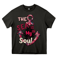 Asphalt Summer decor The sea is in my Soul Heavy Core Tee - Bettercallsaul