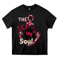 Black Summer decor The sea is in my Soul Heavy Core Tee - Bettercallsaul