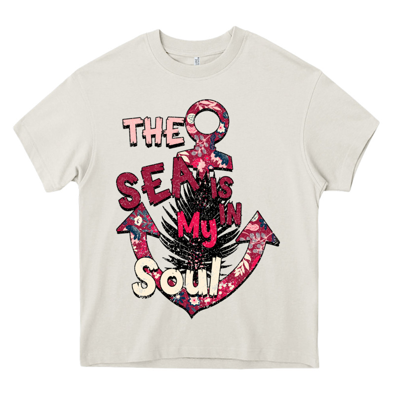 Summer Decor The Sea Is In My Soul Heavy Core Tee by Bettercallsaul | Teevron