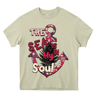 Mossy Summer decor The sea is in my Soul Heavy Core Tee - Bettercallsaul