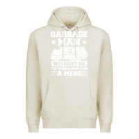 Oatmeal Heather garbage man gift t  shirt recycling trash garbage man t  shirt Premium Hoodie - longCreatives