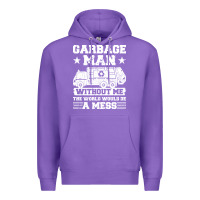 Purple garbage man gift t  shirt recycling trash garbage man t  shirt Premium Hoodie - longCreatives