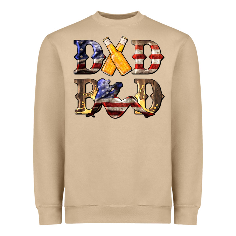 American Dad Bod Heavyweight Sweatshirt by LillyAllenDesigns | Teevron