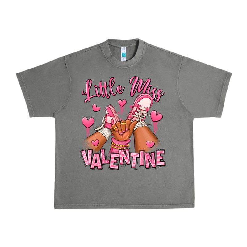 Little Miss Valentine Afro Kid Sneakers Urban Heavy Tee by RanaPortraitStore | Teevron