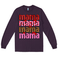 Plum valentines day mama olivia Long Sleeve Tee - OliviaCreatesArt