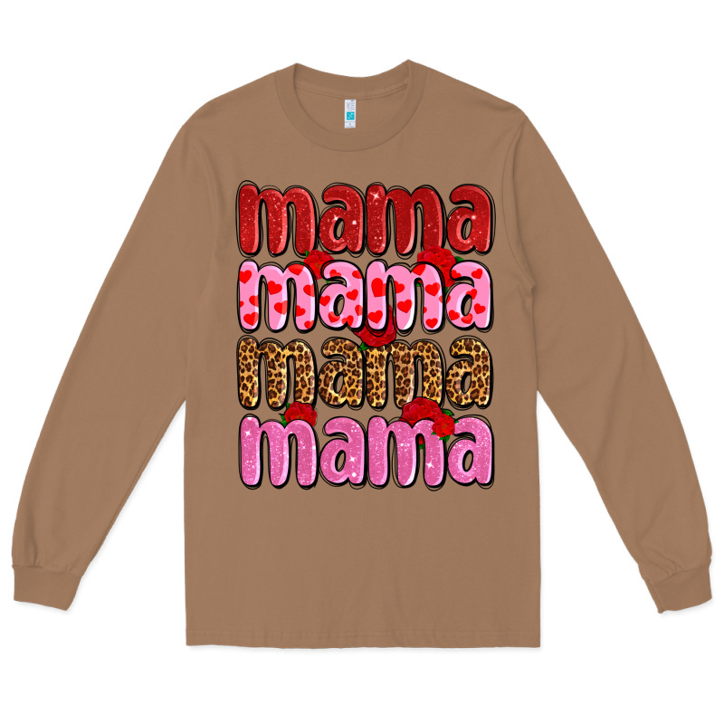 Valentines Day Mama Olivia Long Sleeve Tee by OliviaCreatesArt | Teevron