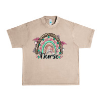 French Oak nurse rainbow Urban Heavy Tee - CowGirlArtShop