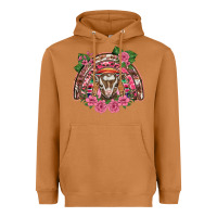 Meerkat pink floral baby goat rainbow Heavyweight Hoodie - BarkalooDesign