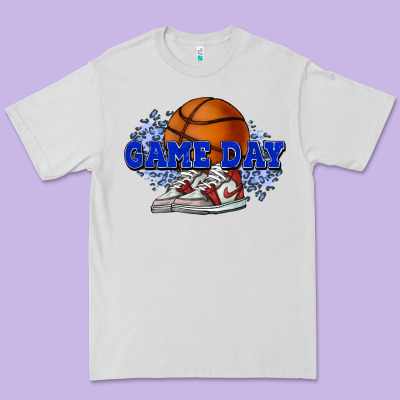 Game Day Basketball Premium Tee Designed By Nancycooperartshop