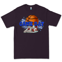 Plum Game day Basketball Premium Tee - NancyCooperArtShop