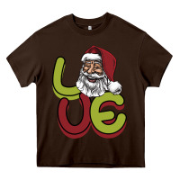Chocolate Brown Love Christmas Heavy Core Tee - Bettercallsaul