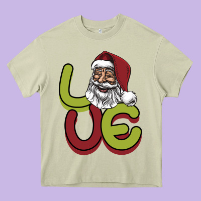 Love Christmas Heavy Core Tee Designed By Bettercallsaul