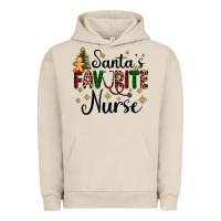 Santa's Favorite Nurse Urban Hoodie | Teevron
