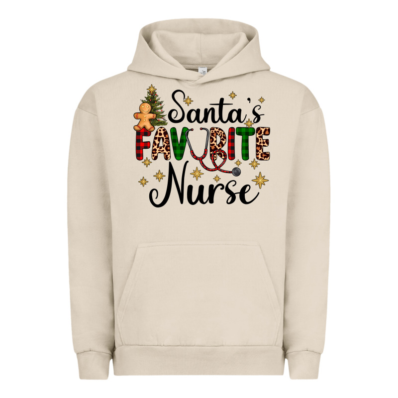 Santa's Favorite Nurse Urban Hoodie by AdoDesignShop | Teevron