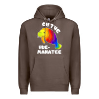 Coffee oh the hue manatee funny manatee shirts manatee gifts t shirt Premium Hoodie - longCreatives