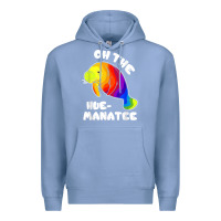 Colony Blue oh the hue manatee funny manatee shirts manatee gifts t shirt Premium Hoodie - longCreatives