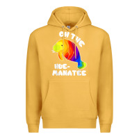 Mustard oh the hue manatee funny manatee shirts manatee gifts t shirt Premium Hoodie - longCreatives