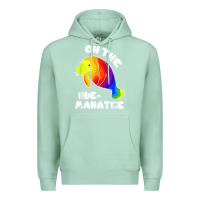 Seafoam oh the hue manatee funny manatee shirts manatee gifts t shirt Premium Hoodie - longCreatives