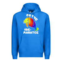 True Royal oh the hue manatee funny manatee shirts manatee gifts t shirt Premium Hoodie - longCreatives