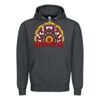 Smoke america sunflower rainbow Zipper Hoodie - Artiststas
