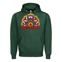 Sports Green america sunflower rainbow Zipper Hoodie - Artiststas