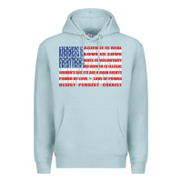 Blue Mist political protest american flag   stand united t shirt Premium Hoodie - longCreatives