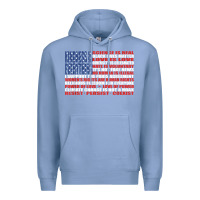 Colony Blue political protest american flag   stand united t shirt Premium Hoodie - longCreatives