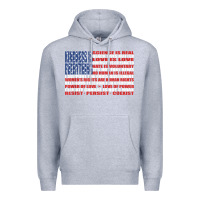 Heather Grey political protest american flag   stand united t shirt Premium Hoodie - longCreatives