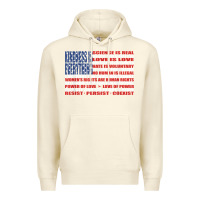 Sandshell political protest american flag   stand united t shirt Premium Hoodie - longCreatives