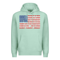 Seafoam political protest american flag   stand united t shirt Premium Hoodie - longCreatives
