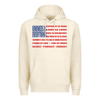 Tofu political protest american flag   stand united t shirt Premium Hoodie - longCreatives