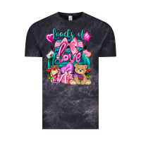 Cloud Black Loads of love truck Valentine's Day Vintage Tee - HowdyJamesFarm