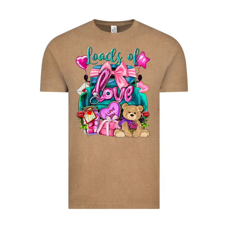 Loads Of Love Truck Valentine's Day Vintage Tee by HowdyJamesFarm | Teevron