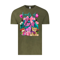 Vintage Olive Loads of love truck Valentine's Day Vintage Tee - HowdyJamesFarm