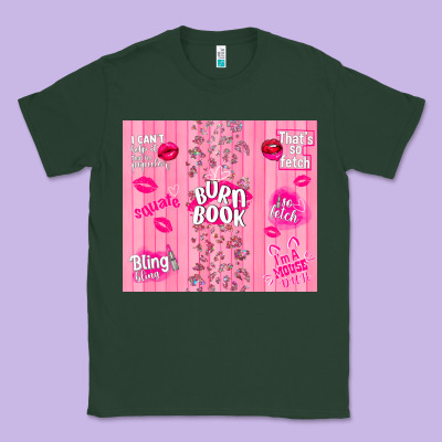 Burn Book Classic Tee Designed By Tumblerdesignbyshophia