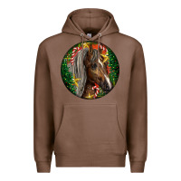 Chestnut Tennessee Horse Christmas Premium Hoodie - LillyAllenDesigns