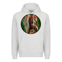 Dove Grey Tennessee Horse Christmas Premium Hoodie - LillyAllenDesigns