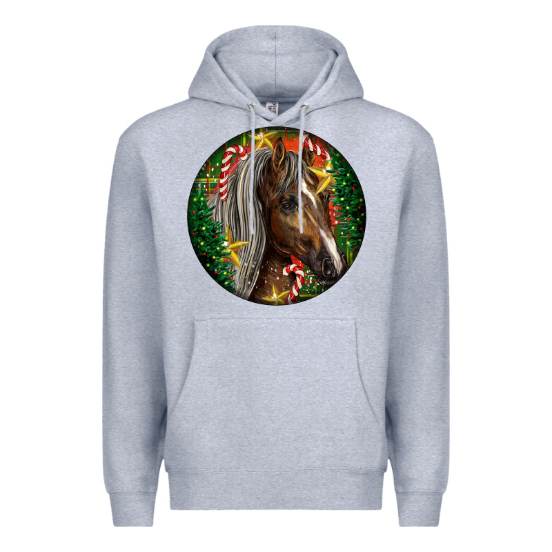 Tennessee Horse Christmas Premium Hoodie by LillyAllenDesigns | Teevron