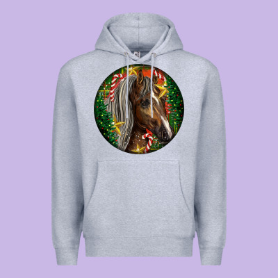 Tennessee Horse Christmas Premium Hoodie Designed By Lillyallendesigns