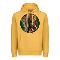 Mustard Tennessee Horse Christmas Premium Hoodie - LillyAllenDesigns