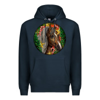 Navy Tennessee Horse Christmas Premium Hoodie - LillyAllenDesigns