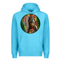 Ocean Blue Tennessee Horse Christmas Premium Hoodie - LillyAllenDesigns