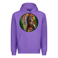 Purple Tennessee Horse Christmas Premium Hoodie - LillyAllenDesigns