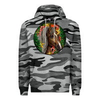 Slate Camo Tennessee Horse Christmas Premium Hoodie - LillyAllenDesigns