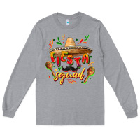Heather Grey Fiesta squad Long Sleeve Tee - FaDigitalArtStudio