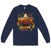 Navy Fiesta squad Long Sleeve Tee - FaDigitalArtStudio