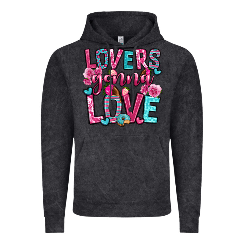 Lovers Gonna Love Vintage Hoodie by OliviaCreatesArt | Teevron