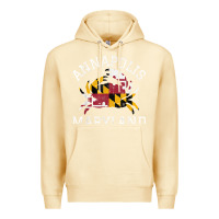 Pina Colada Annapolis Maryland Crab State Flag Home Travel Vintage Premium Hoodie - longCreatives